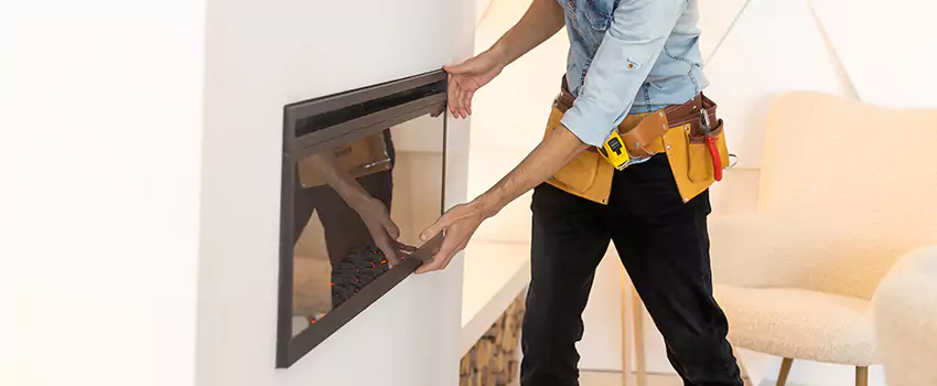 Metal Fireplace Installation in Gahanna, Ohio