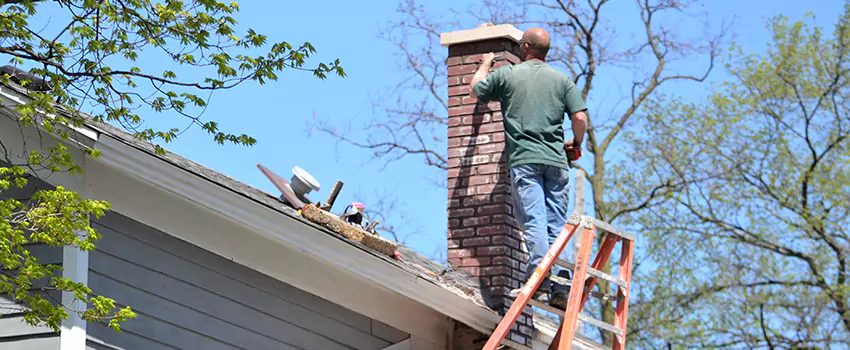 Vinyl and PVC Chimney Flashing Installation in Gahanna, OH