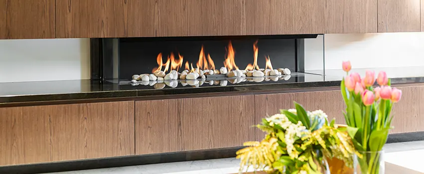 Double-height Fireplace Design Refurbishment in Gahanna, Ohio