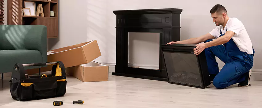 Old Rusted Metal Fireplace Repair And Replacement in Gahanna, OH