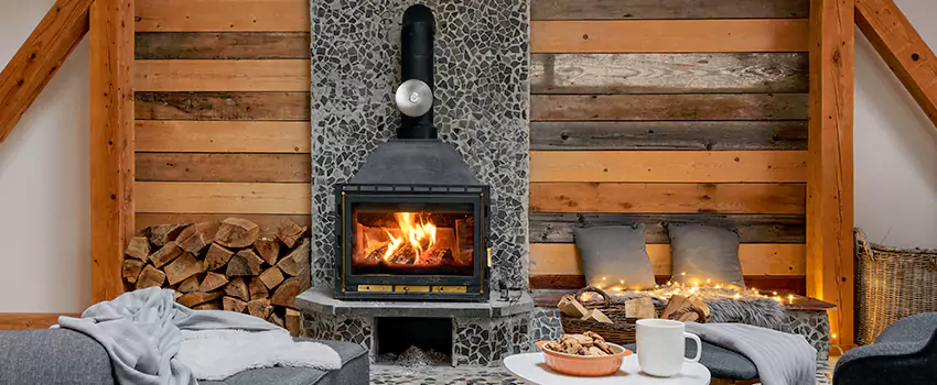 Thelin Hearth Products Direct Vent Gas Stove Fireplace Inspection in Gahanna, Ohio